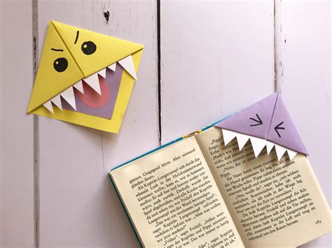 Origami Monster Bookmarks The Bear Amp The Fox