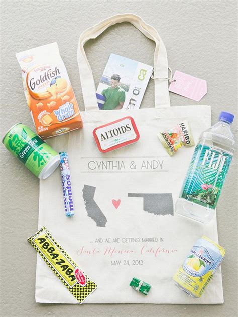 Our Favorite Wedding Welcome Bag Ideas For Out Of Town Guests Wedding