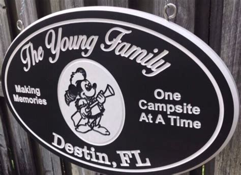 Oval Carved Signs Younique Signs Destin Fl