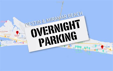 Overnight Parking In Destin And Miramar Beach Florida Beach Condos In Destin