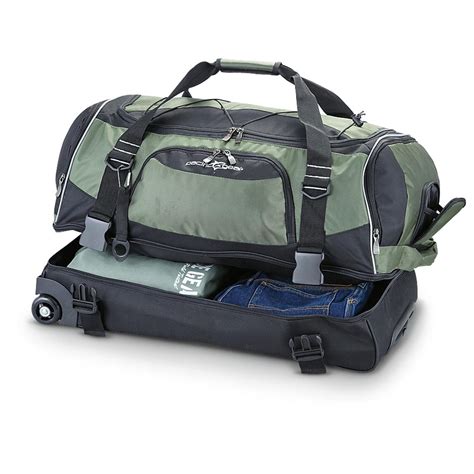 Pacific Gear 30 Drop Bottom Wheeled Duffel Bag 235267 At