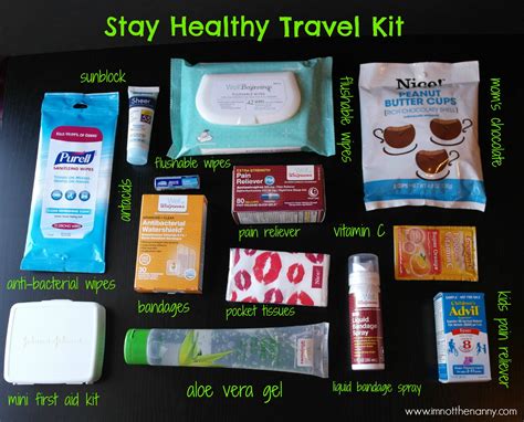 Pack Smart With A Stay Healthy Travel Kit I Amp 39 M Not The Nanny