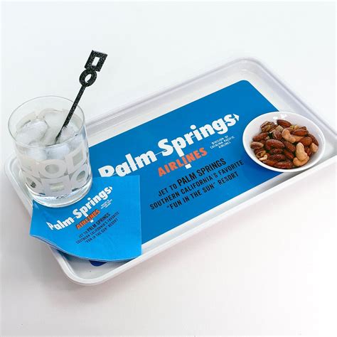 Palm Springs Airlines Camtray Serving Tray Destination Psp