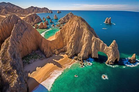 Palm Trees And The Ocean At Sunset In Cabo San Lucas Guide