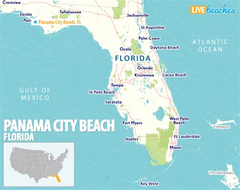 Panama City Beach Map M88m88 Panama City And Destin Florida Map