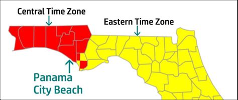 Panama City Florida Time Zone Map Angela Maureene