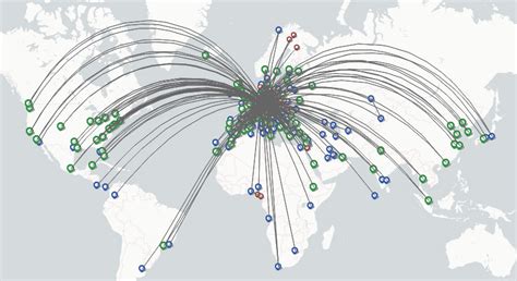 Panel Veredicto Ala Lufthansa Destinations Map Cortar Exhaustivo Tengo