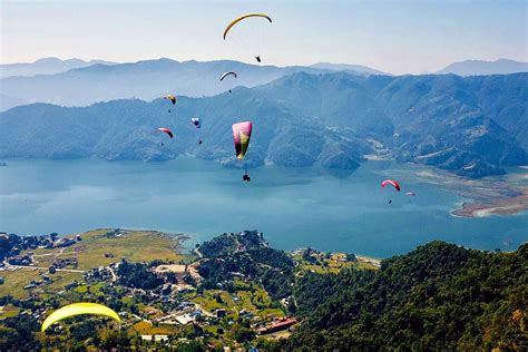 Paragliding In Pokhara Asia Buddhist Tours Amp Treks