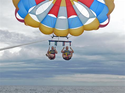 Parasailing Along The Beautiful Beaches Of Destin Florida