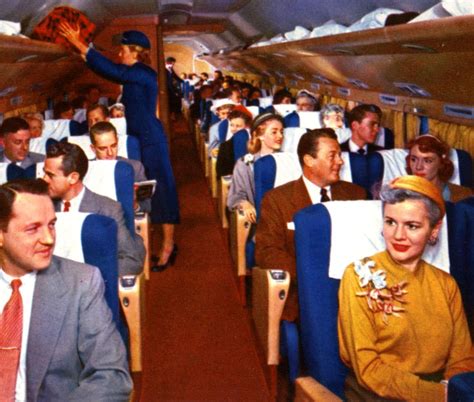 Passengers Dressed Up For Air Travel In The 1950S Jet Setter Air