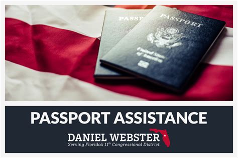 Passport Assistance United States Congressman Daniel Webster