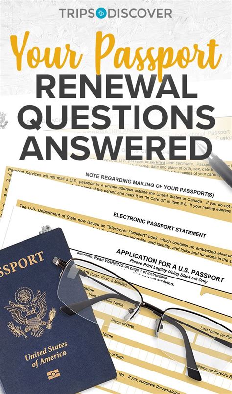 Passport Renewal Faq Your Passport Renewal Questions Answered