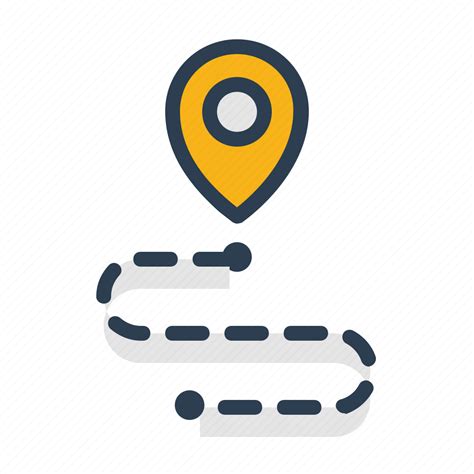 Pathway Route Destination Map Guide Icon Download On Iconfinder