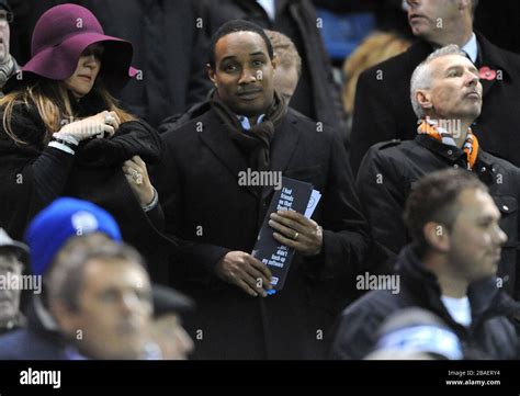 Paul Ince In The Stands To Watch The Game Between Sheffield Wednesday