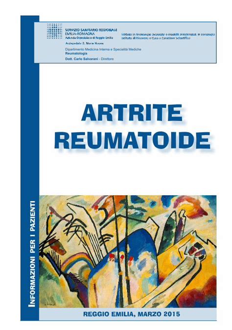 Pdf Artrite Reumatoide Asmn Re It 2 Artrite Reumatoide Descrizione L Artrite Reumatoide