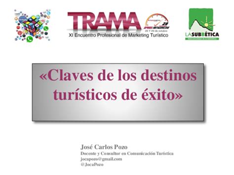 Pdf Claves De Los Destinos Tur Sticos De Xito Jose Carlos Pozo