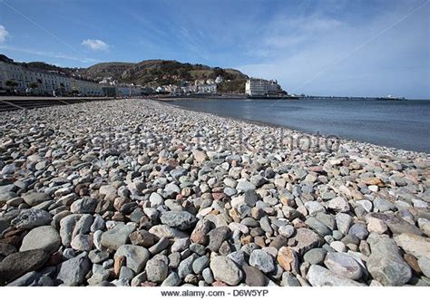 Pebbles Beach Wales Llandudno Stock Photos Pebbles Beach Wales