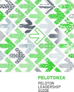 Peloton Leadership Guide Pelotonia