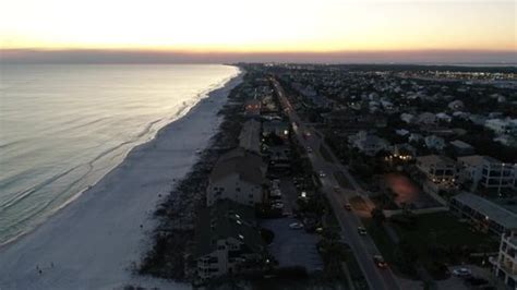 Pensacola Destin Florida Beach Palm Trees Stock Footage Video (100% ...