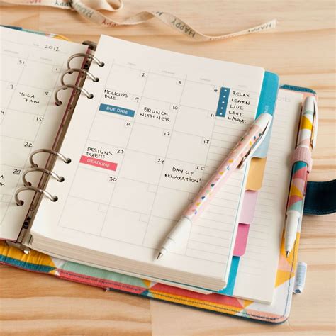 Personal Planner Refill Happy Filofaxing Ideen Filofaxing Planer Ideen