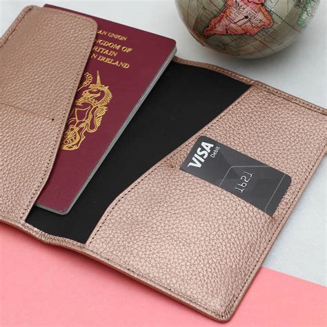 Personalised Recycled Leather Passport Holder Travel Etsy Uk