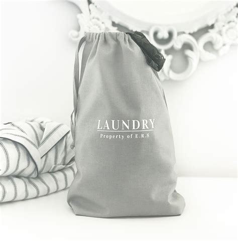 Personalised Travel Laundry Bag By Precious Little Plum