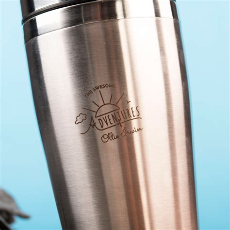 Personalised Travel Vacuum Flask Awesome Adventures Gettingpersonal Co Uk