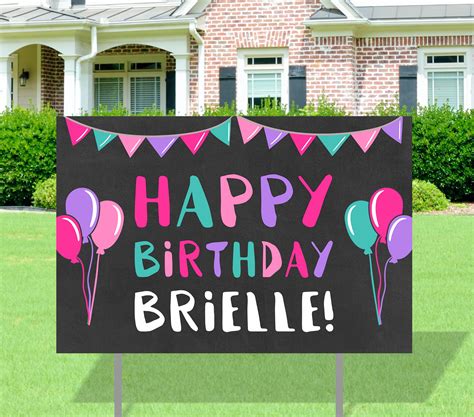 Personalized Birthday Yard Signs Destin Fl Birthday Yard Signs Happy Birthday Yard Signs