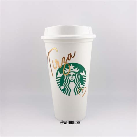 Personalized Starbucks Cup Reusable Travel Cup To Go Coffee Customname