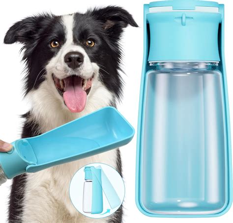 Pet Supplies Miracle Pets Portable Dog Water Bottle With Bowl