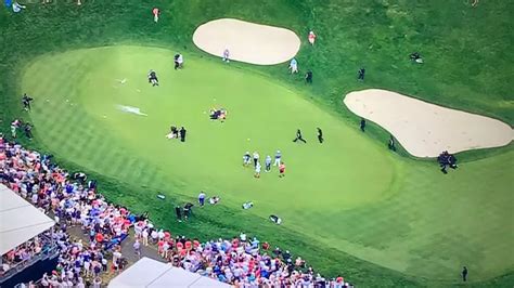 Pga Tour Chaos As Protestors Overrun Green At Travelers Championship