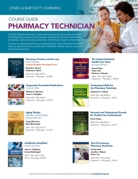 Pharmacy Technician Course Guide By Jones Bartlett Learning Issuu