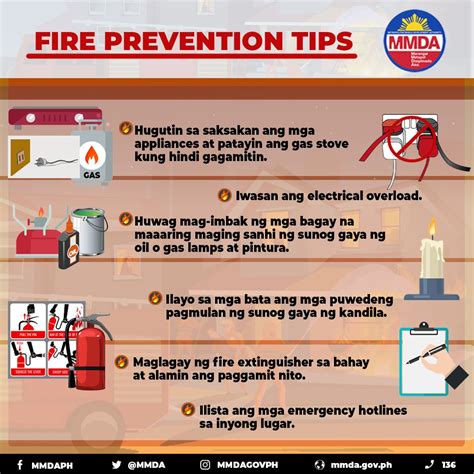 Pia Tips Upang Maiwasan Ang Sunog Inilabas Ng Mmda