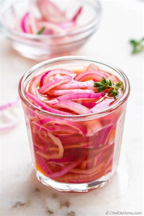 Pickled Red Onion Recipe Chefdehome Com