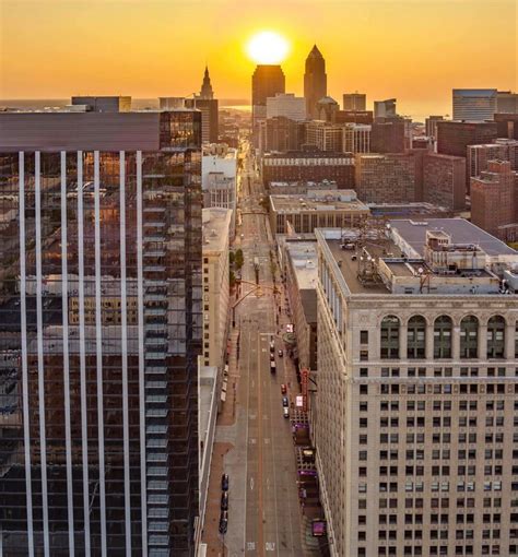 Pin By David Ford On Downtown Cleveland Ohio Downtown Cleveland New York Skyline Ohio