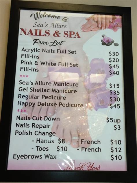 Pin By Sea Amp 39 S Allure Nail Salon Destin On Nail Salon In Destin Fl Nail Salon Prices Nail Spa