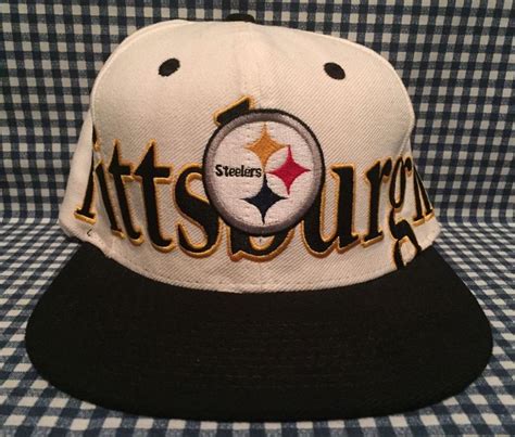 Pittsburgh Steelers Adjustable Fit Snapback Hat White One Size Reebok Nfl Reebok