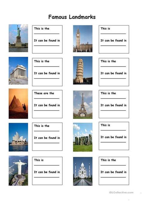 Places Name For Kids Learning About Famous Places Around The World