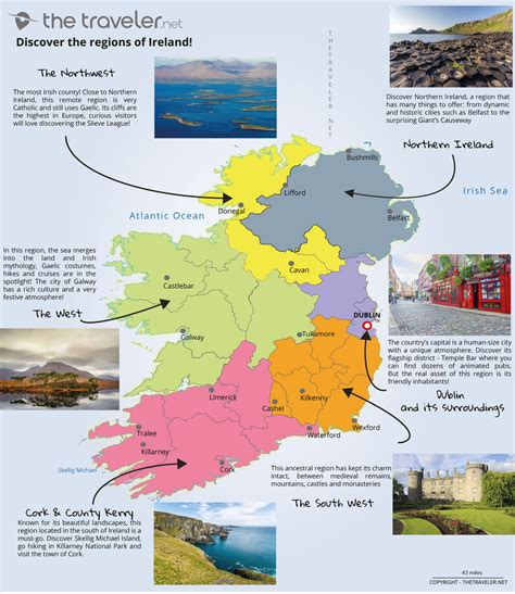 Places To Visit Ireland Tourist Maps And Must See Attractions