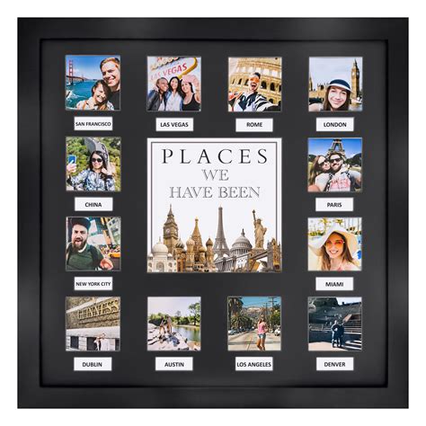 Places We Have Been Photo Frame Travel Bucket List Photo Frame Photo