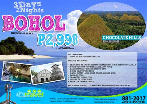 Plan A 3 To 5 Day Trip To Bohol The Philippines Bohol Bohol