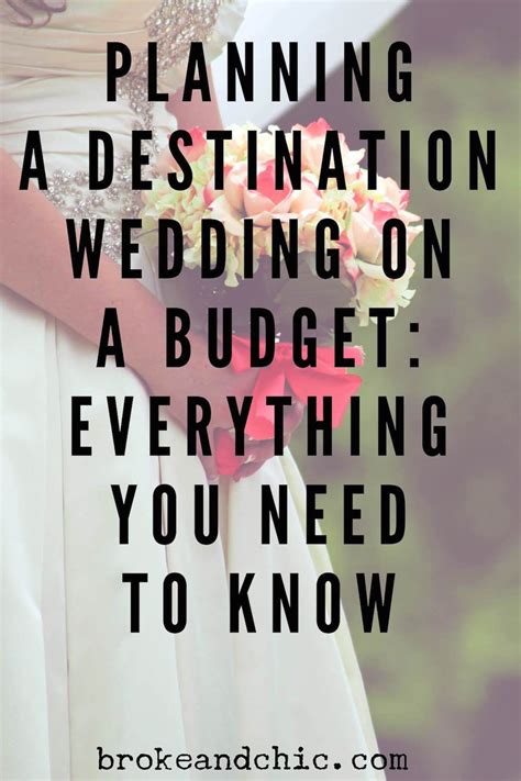 Planning A Destination Wedding On A Budget Everything You Need To Know