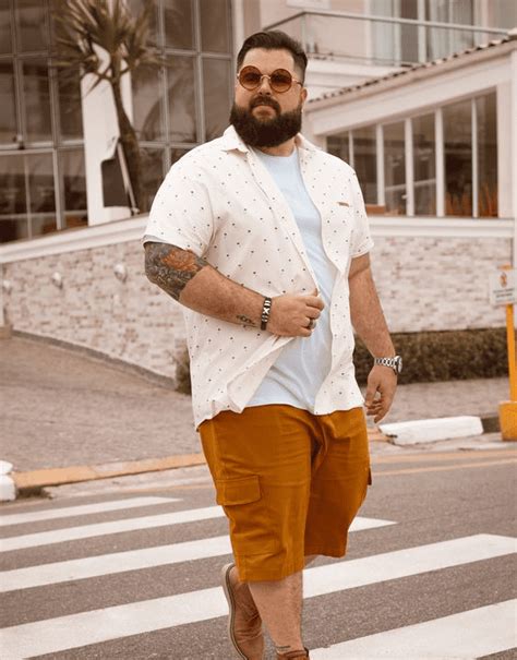 Plus Size Men Outfits Summer Mens Casual Outfits Summer Mens Outfits Chubby Men Fashion Tall