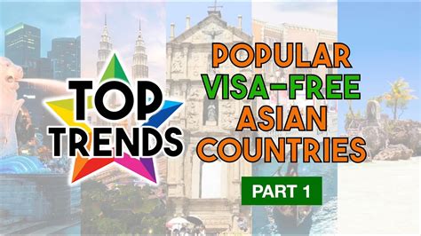 Popular Non Visa Free Asian Countries Part 1 Youtube