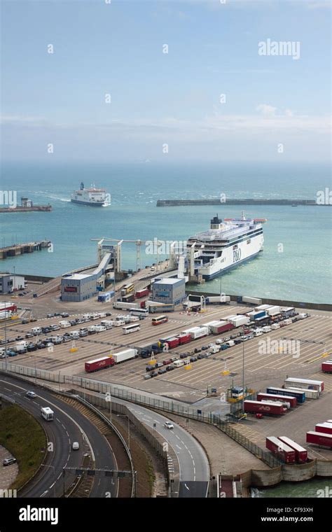 Port Of Dover Harbour Docks Kent England Uk Stock Photo Alamy