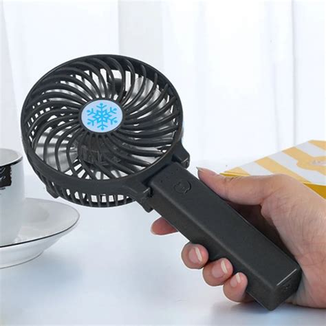 Portable Hand Fan Mini Rechargeable Personal Fan Travel Fan