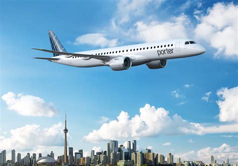 Porter Airlines Reveals First Embraer E195 E2 Destinations Between