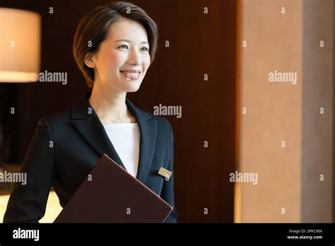 Portraits Of Hotel Staff Stock Photo Alamy