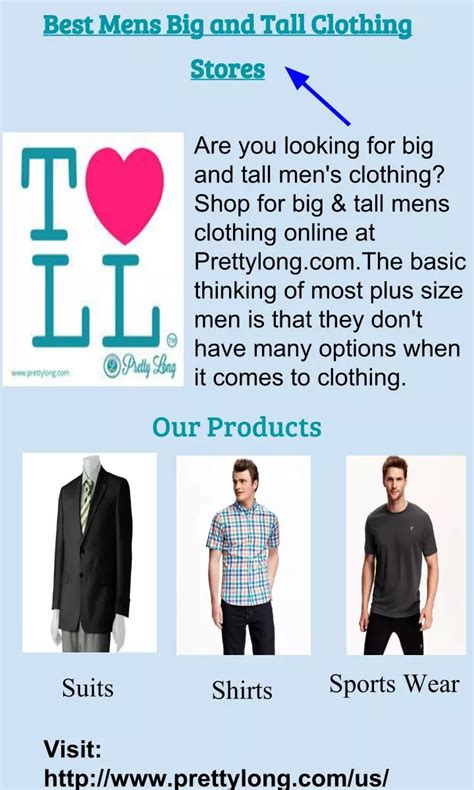 Ppt Best Mens Big And Tall Clothing Stores Powerpoint Presentation