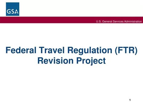 Ppt Federal Travel Regulation Ftr Revision Project Powerpoint